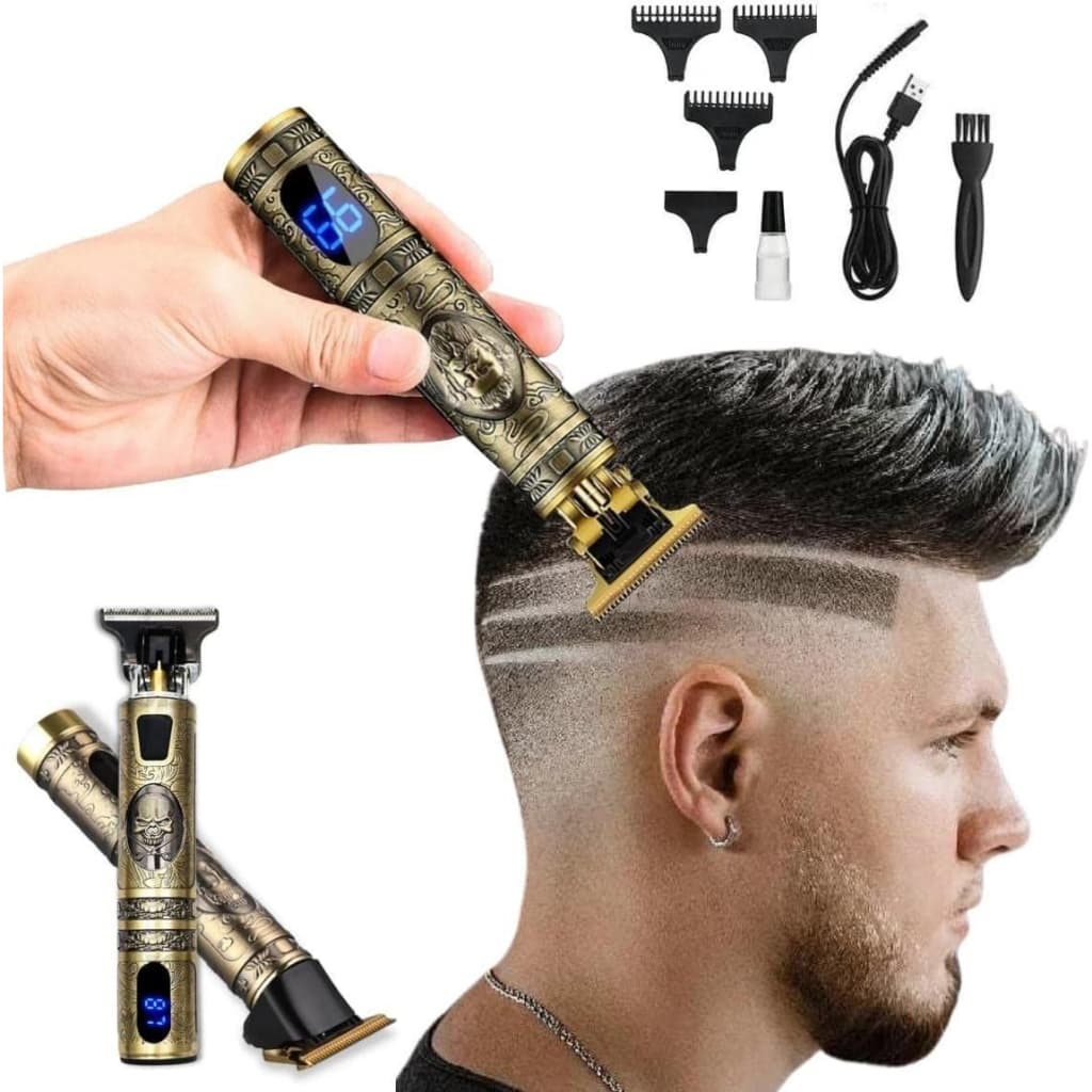 Maquina de Barbear Cortar Cabelo Aparador Profissional Barbeador Acabamento Sem Fio Portátil máquina de barbear barbeador eletrico MB-T500