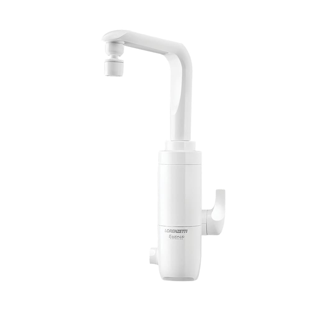 Torneira Elétrica Aquecida Essence Branca Mesa 220V 5500W Lorenzetti