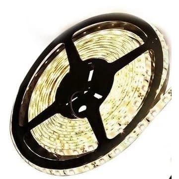 Fita Led 3528 Rolo 5M 300 Leds Silicone Branco Quente Com Fonte Qualidade Primeira Linha