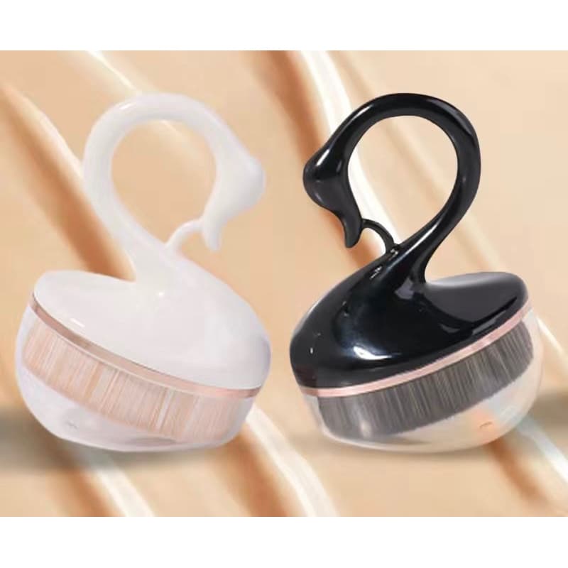 Pincel de maquiagem para base cisne preto PM 605
