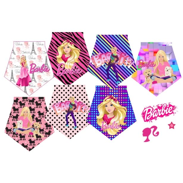Kit Colarinho Pet Shop Banho Tosa Variada Macho Femea  Mini Bandanas Gravata Gravatinha Ossinho Cachorro