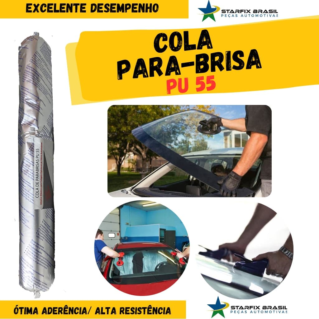 Cola Parabrisa PU55 600ml/920g Unipega