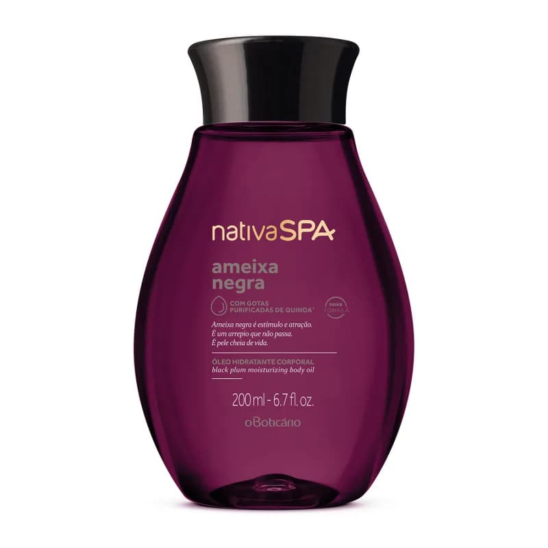 Óleo Hidratante Corporal Ameixa Negra 200ml