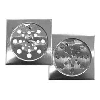 Ralo Aço Inox Quadrado Abre E Fecha 9,4 X 9,4cm Bestfer