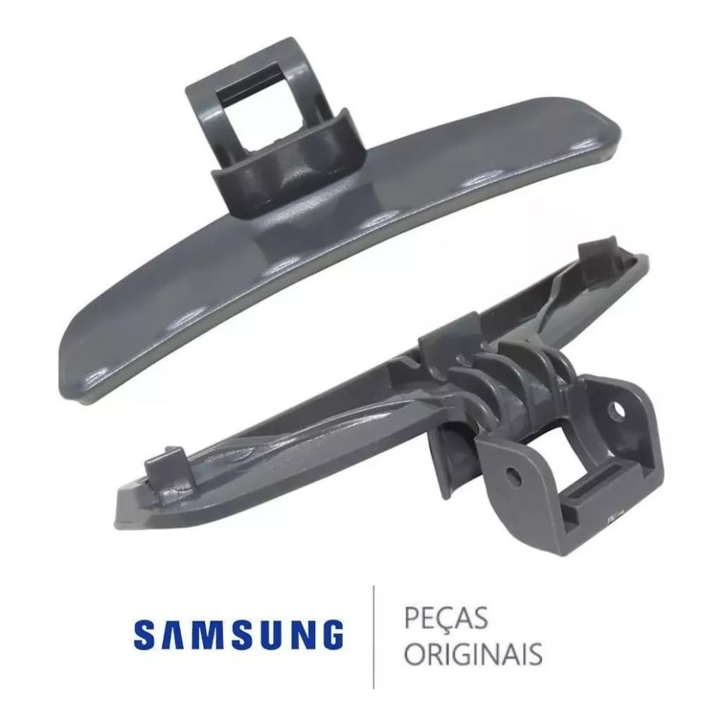 Puxador Lavadora E Lava E Seca Samsung Original Cinza DC64-01524C