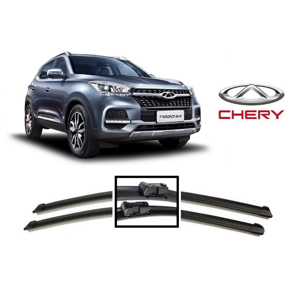 Par De Palhetas Para Limpador Parabrisa Dianteiro Chery Tiggo 5x 2018 2019 2020 2021 2022 2023 2024