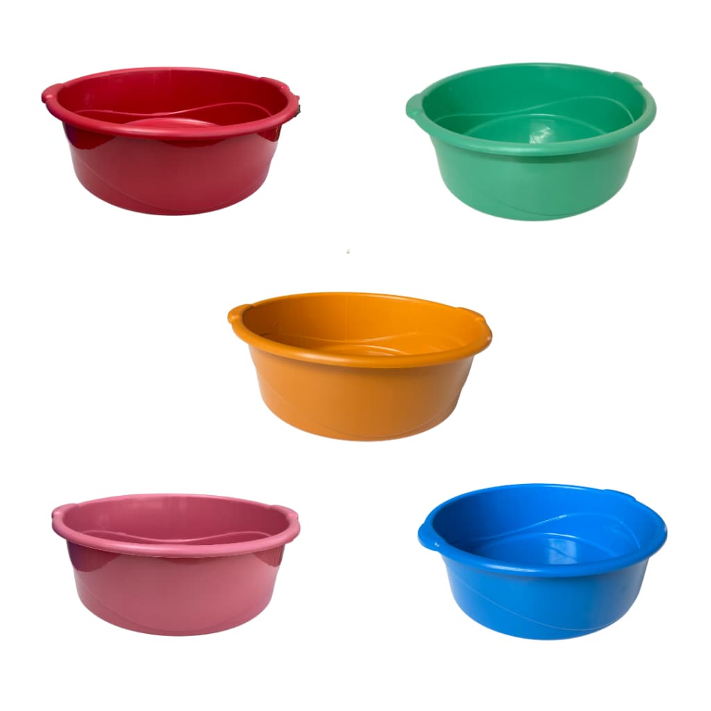 Bacias Plásticas Multiuso 6,5 litros resistentes - kit com 10 unidades