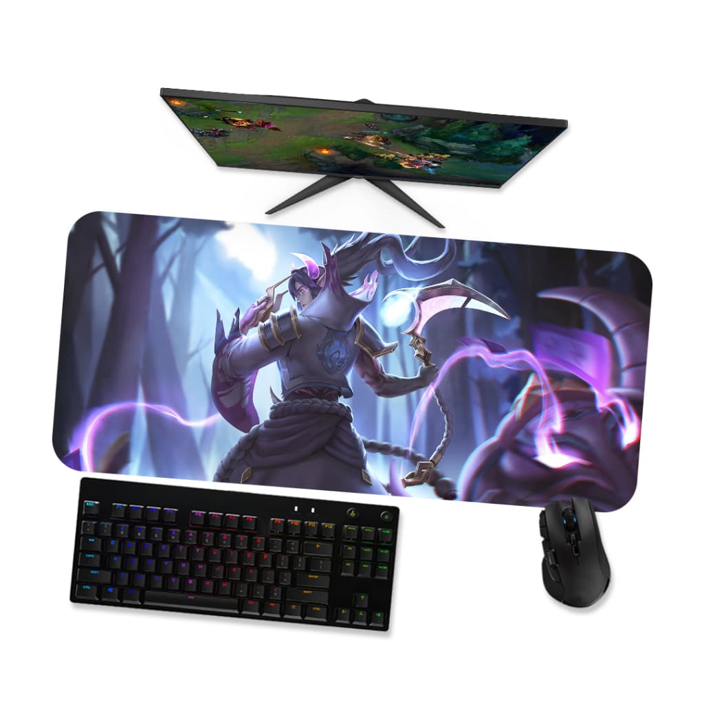 Mousepad THRESH FLORESCER ESPIRITUAL 1 Speed Costurado Mouse pad Gamer 90x40 70x30 80x40 60x40 45x40