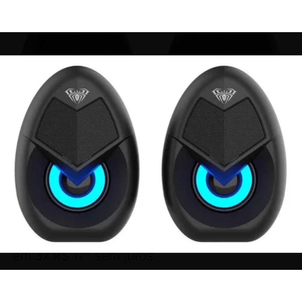 CAIXA DE SOM Rpg led AULA N-69 PARA COMPUTADOR USB E P2 pc