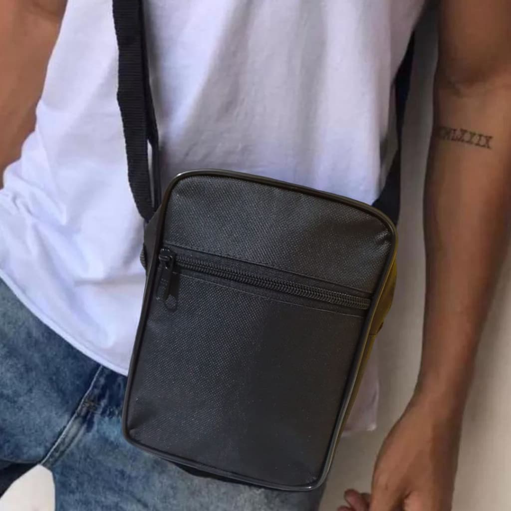 Bolsa Shoulder Bag Unissex Com Bolso