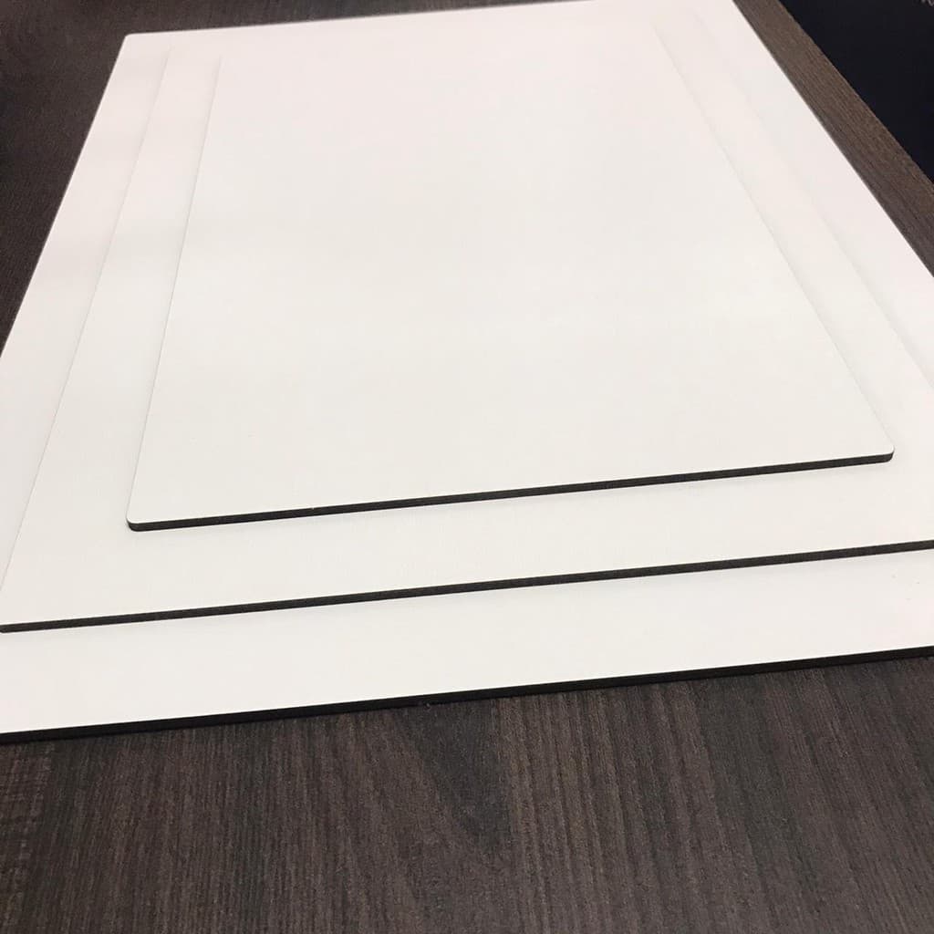 Cake Board retangular tamanhos variados kit com 5 unidades Mdf 3 mm Para Confeitaria