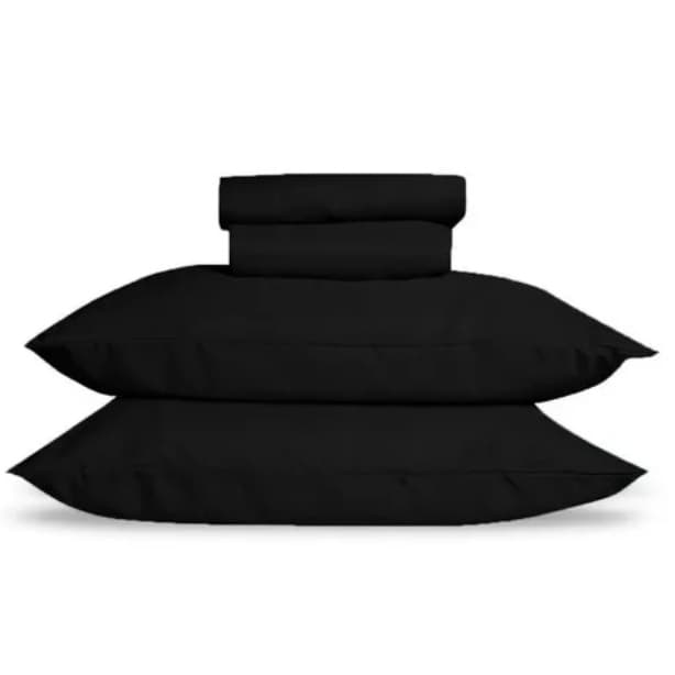 Jogo de Lençol Casal 3 Peças 100% Poliéster 1,88 Mts x 1,38 Largura x 20 cm Altura