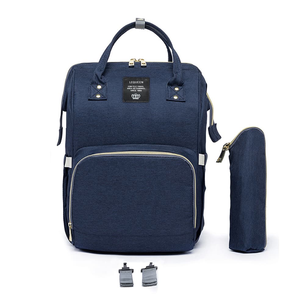 Bolsa Feminina Mochila Maternidade Lequeen Original Multifuncional