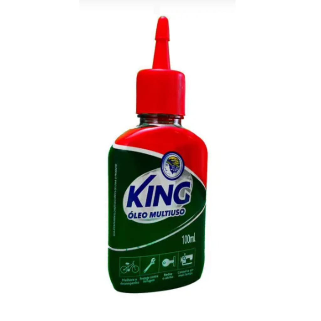 Óleo Lubrificante Mult. Para Máquina De Costura - King 100ml