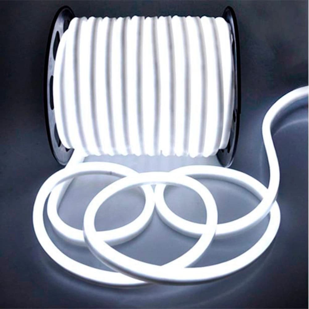 Mangueira Fita LED Neon Flex 110v ou 220V + 1 conector 7 a 9 metros Primeira Linha