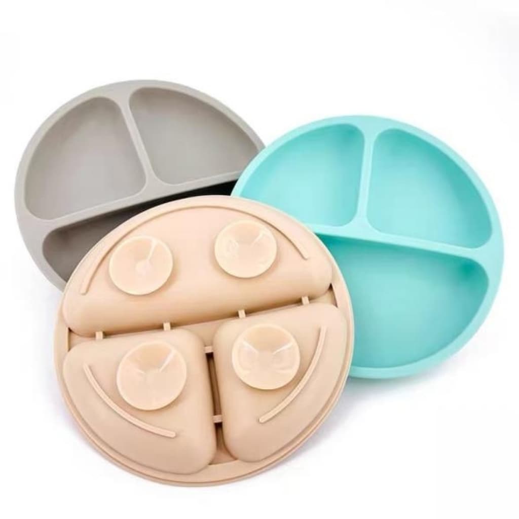 Prato Infantil De Silicone Com ventosa