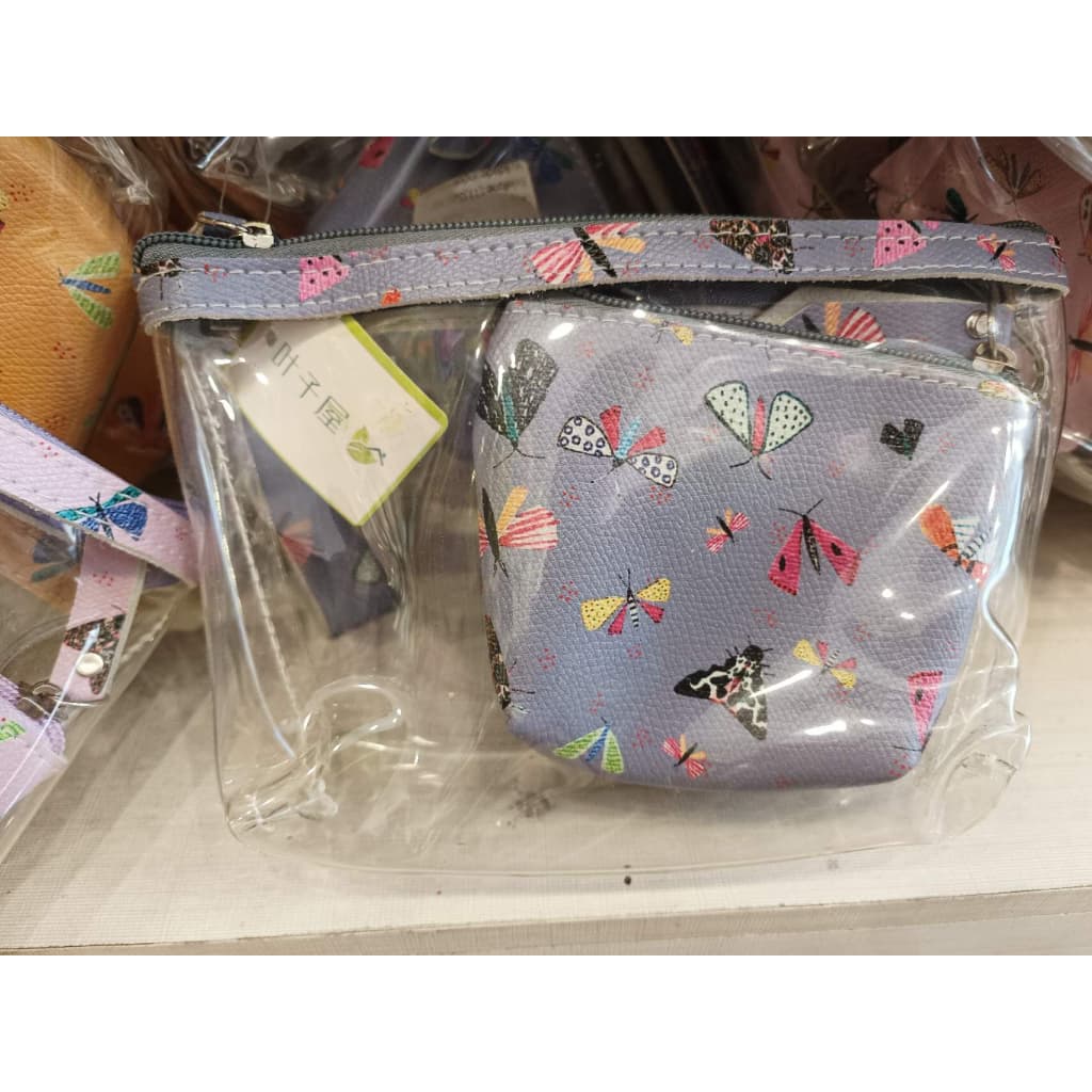 Bolsa de moedas/pincéis de maquiagem, canetas, bolsinha transparente