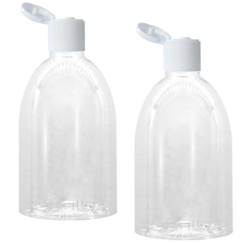 50 Frascos de Plástico Vazio 100ml Com Tampa Fliptop