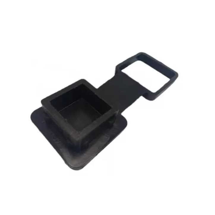 Tampão Engate Borracha Caretinha (reboque) Removível 50x50mm C/ Alça