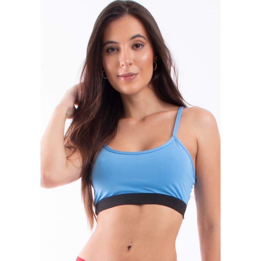 Top Cropped Alça Feminino Fitness Academia Trend 157