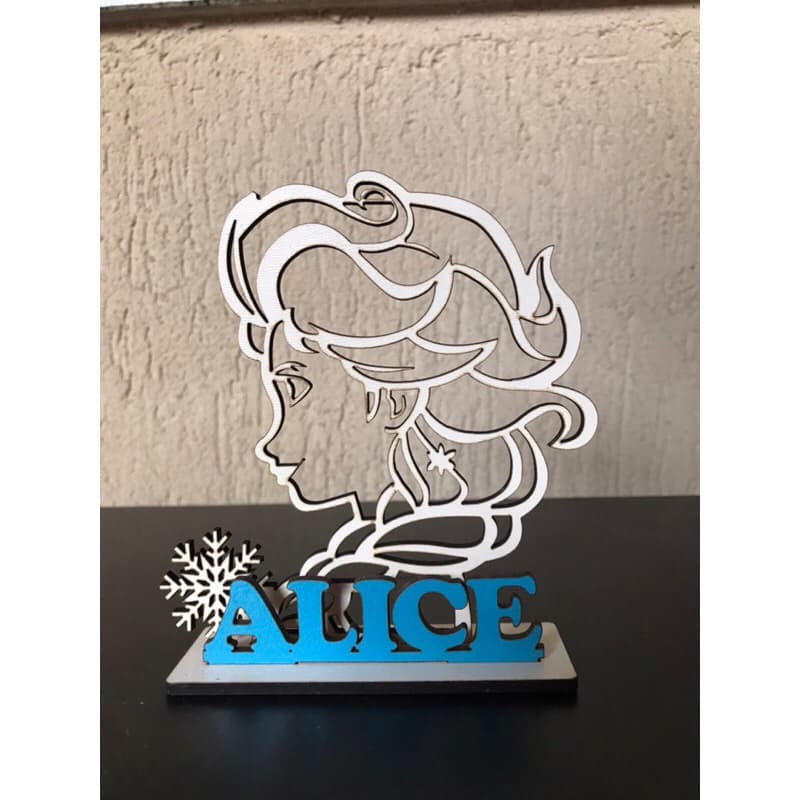 10 Lembrancinhas Frozen ou Olaf Personalizada Festa Nomes Centro De Mesa Infantil