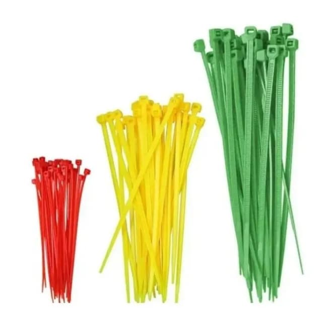 Abraçadeira Plástica, Fitas Hellerman, Abraçadeira Nylon - Pacote  60 fitas com 3 tamanhos diferentes