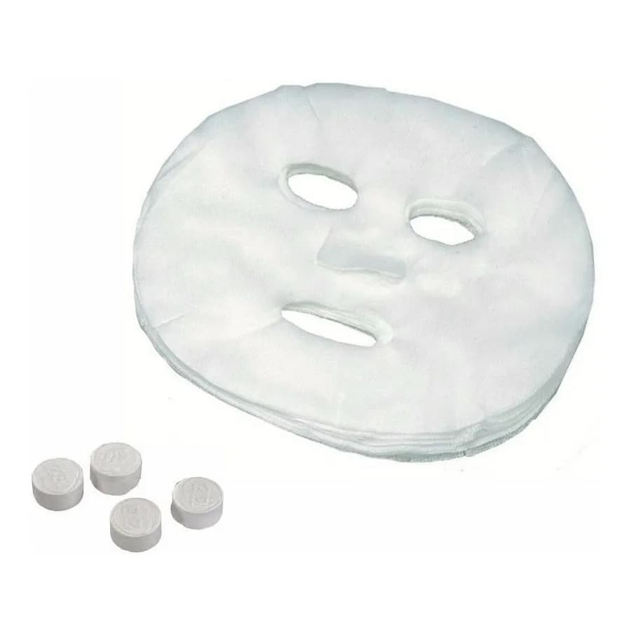 120un Máscara Descartável Desidratada Limpeza Facial Pele
