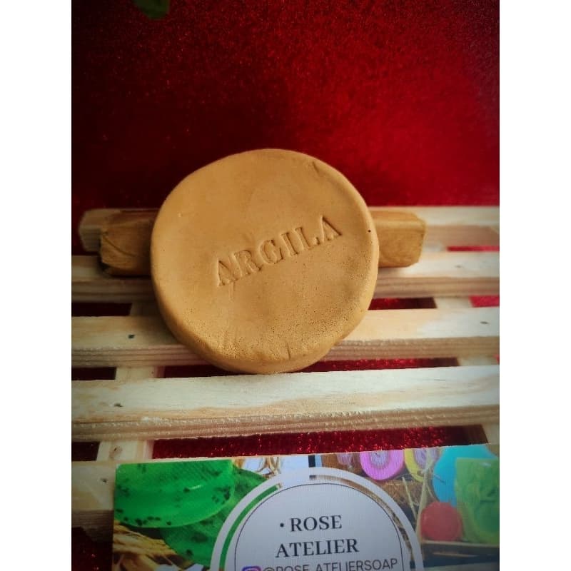 sabonete artesanal de argila 75g
