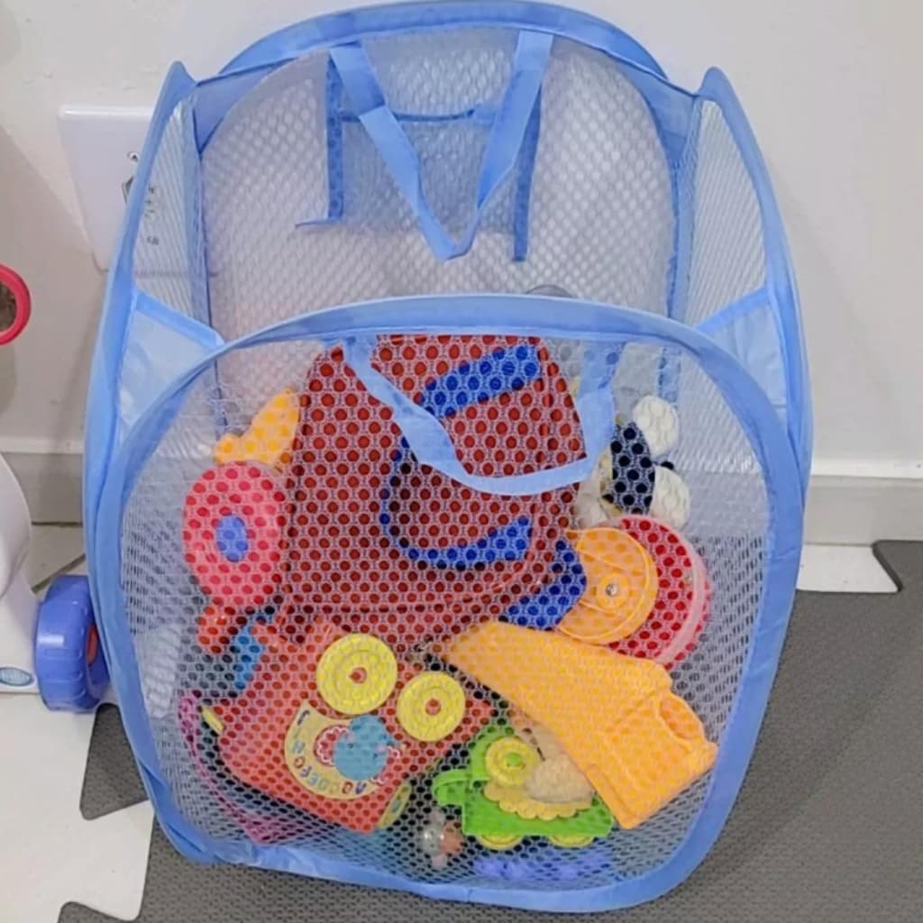 Cesto de Roupa Grande 40x70 e 30x50CM Caixa Cesto Dobrável Para Brinquedos e Roupas Cesto Infantil Diversas Cores Caixa