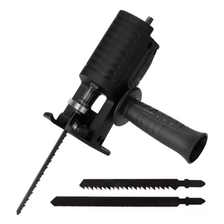 Adaptador de Serra Tico-Tico Alternativo Portátil Com Lâmina de Serra Elétrica Broca Elétrica Modificada.(Obs:Não acompanha parafusadeira)