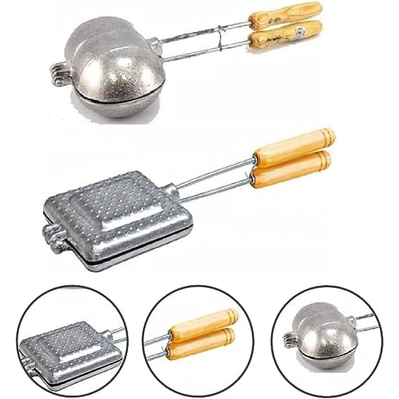 Forma Pão de Caixa + Forma Pão Francês | Sanduicheira Baurutex Tostex (Kit Pão de Caixa e Francês)