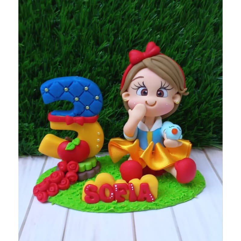 Vela biscuit Branca de Neve Festa Envio em 15 dias úteis.