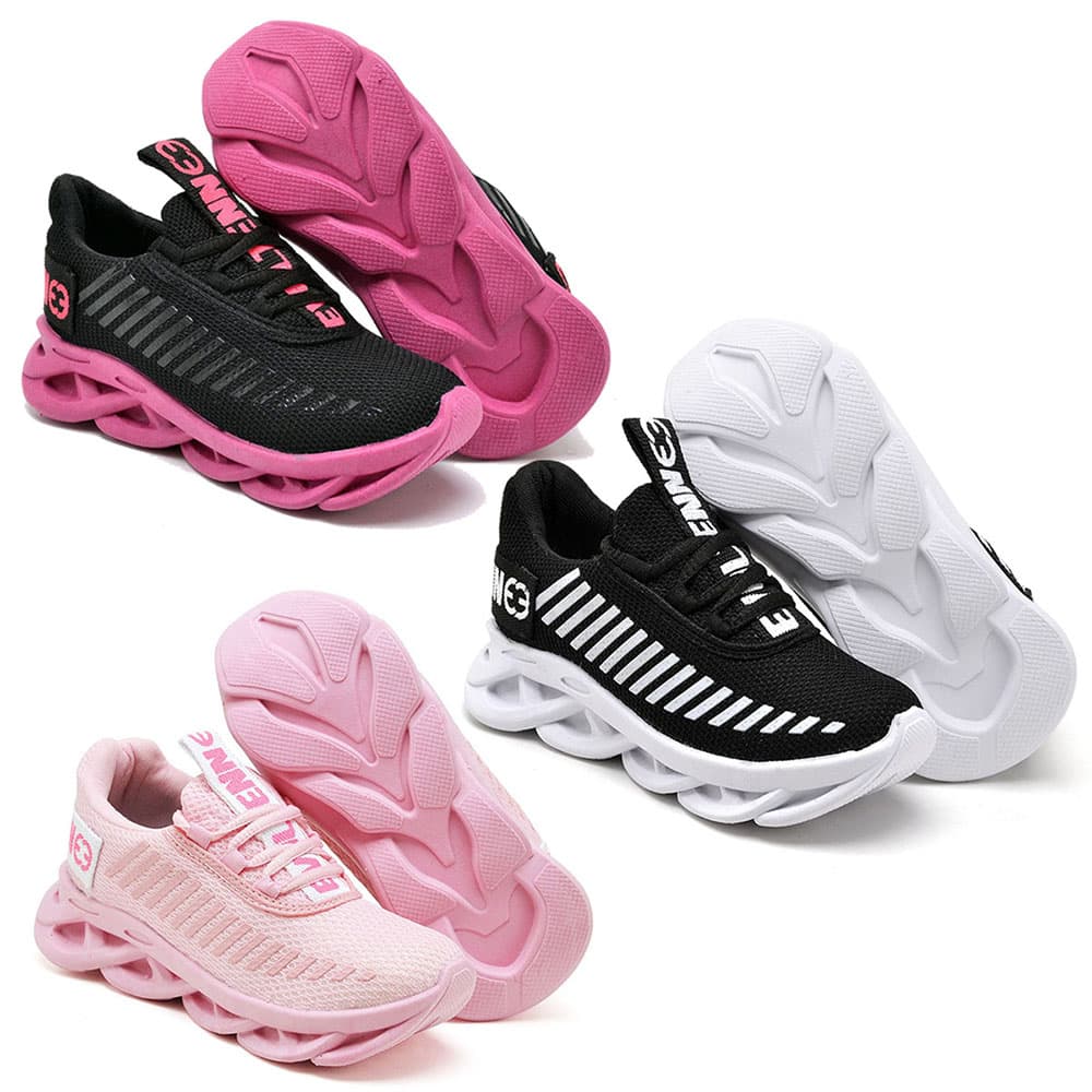Kit 3 Tênis Infantil Bebê Menino Menina Calce Fácil Escolas Brincar Estoque Limitado.