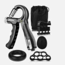 Kit 5 Pçs Hand Grip Aperto Dedos e Mãos Fisioterapia fitness