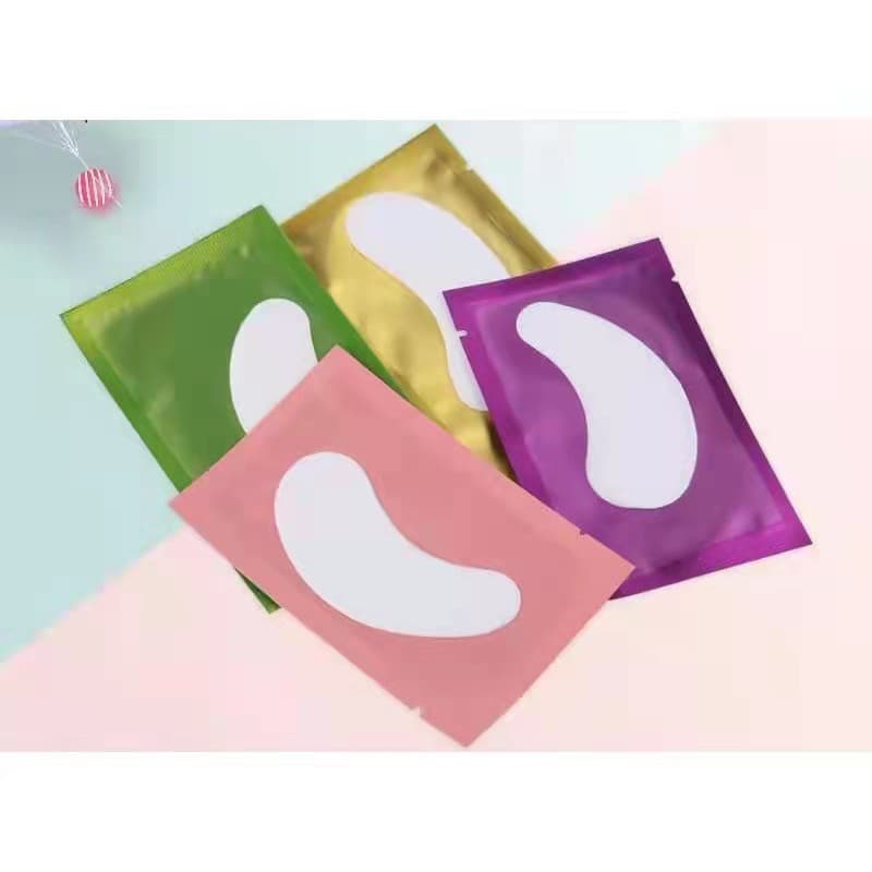 kit 2 50 Pares Protetor Pálpebra Alongamento Cílios Patch Pad Gel
