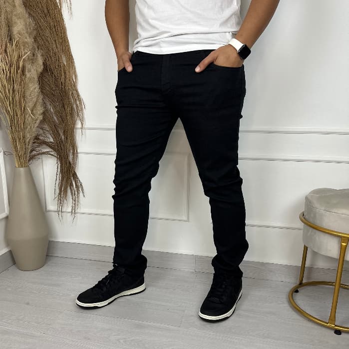 Calça Jeans Masculino Skinny Moda e Roupa Casual com Elastano Slim