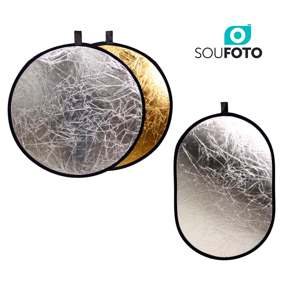 Rebatedor Fotográfico Refletor 2 em 1 Sou Foto para Foto ou Vídeo