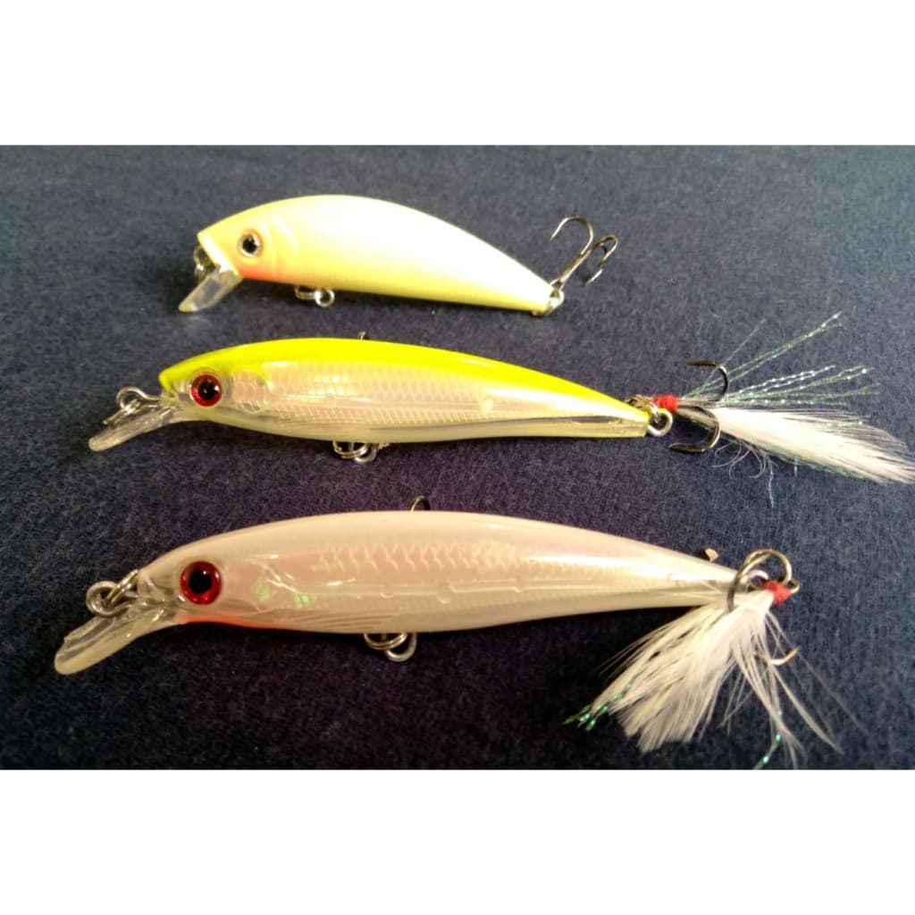 Conjunto De Iscas Artificiais Para Pesca em Meia Água.