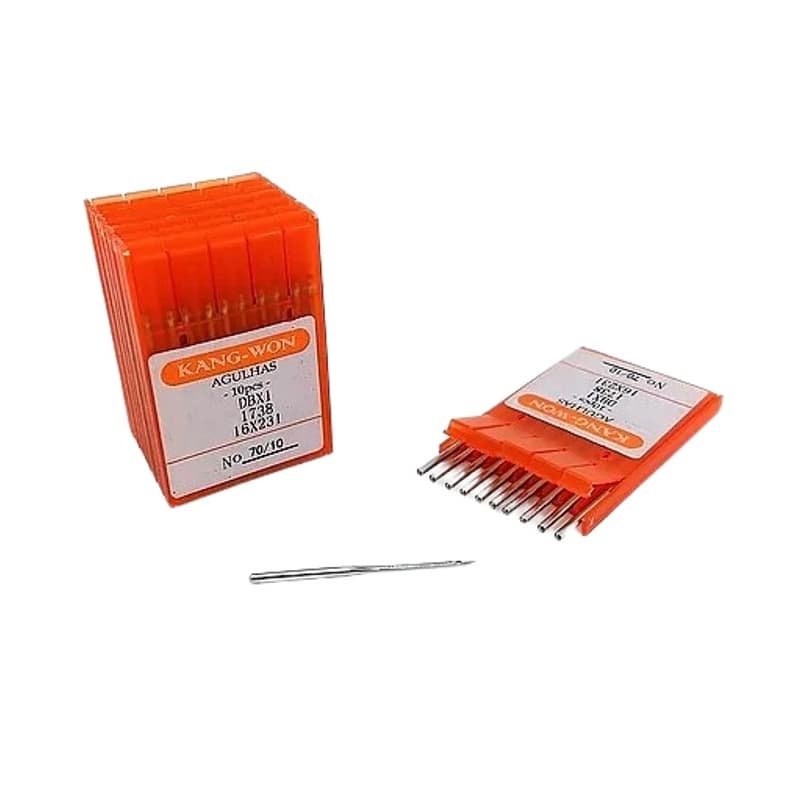 Agulha de Maquina de Costura Reta Industrial DB1 Cabo Fino c/10und