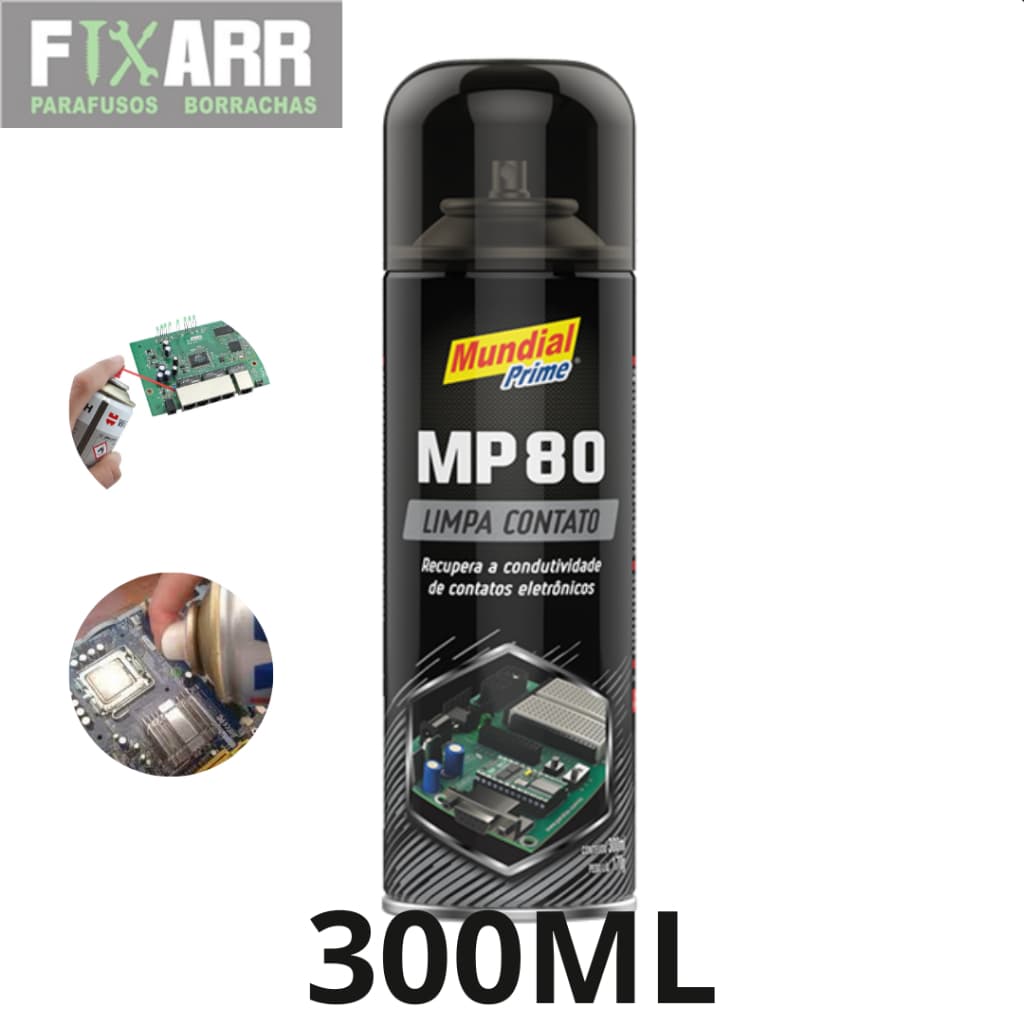 Limpa Contato Elétrico Spray MP80 Mundial Prime - 300ml