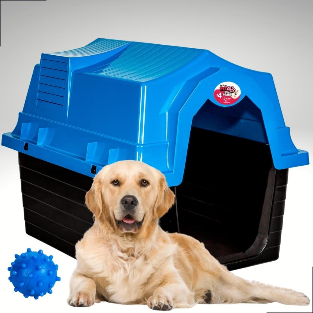 Casa Casinha Para Cães e Gatos Cachorro Pet N4 Jel Plast Desmontável