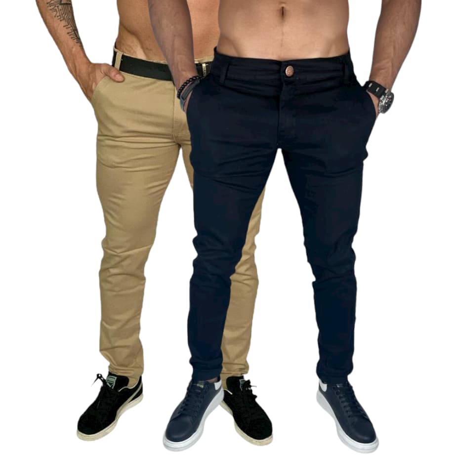 Calça Masculina Esporte Fino Estilo Social - Sport Fino Promoção envio imediato e garantia
