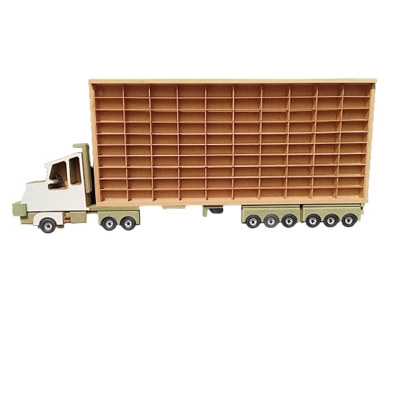 Expositor Carreta para 100 nichos escala 1:64