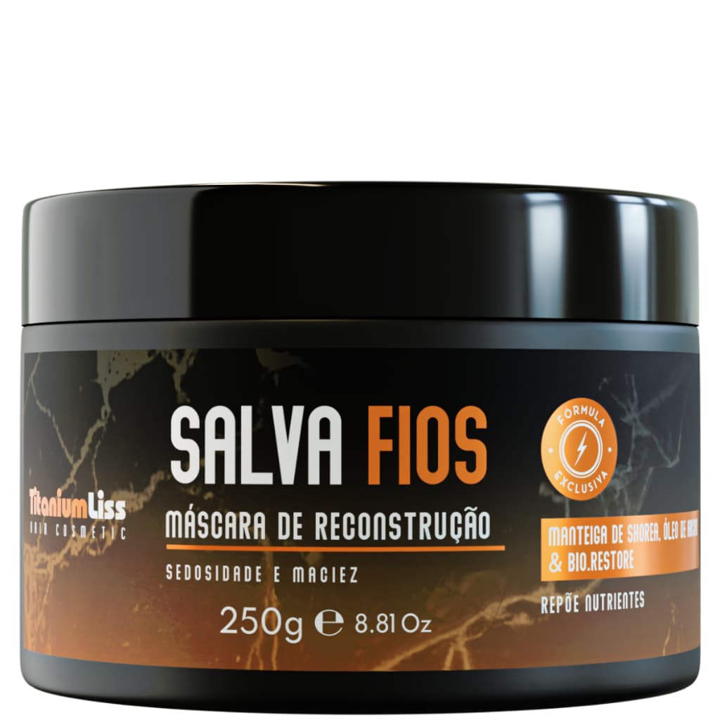 Máscara Reconstrução Salva Fios Titanium Liss 250g