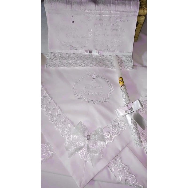 Toalha para Batizado/Manta para Batizado /Vela para Batizado.Linha luxo."ENTREGA RÁPIDA"