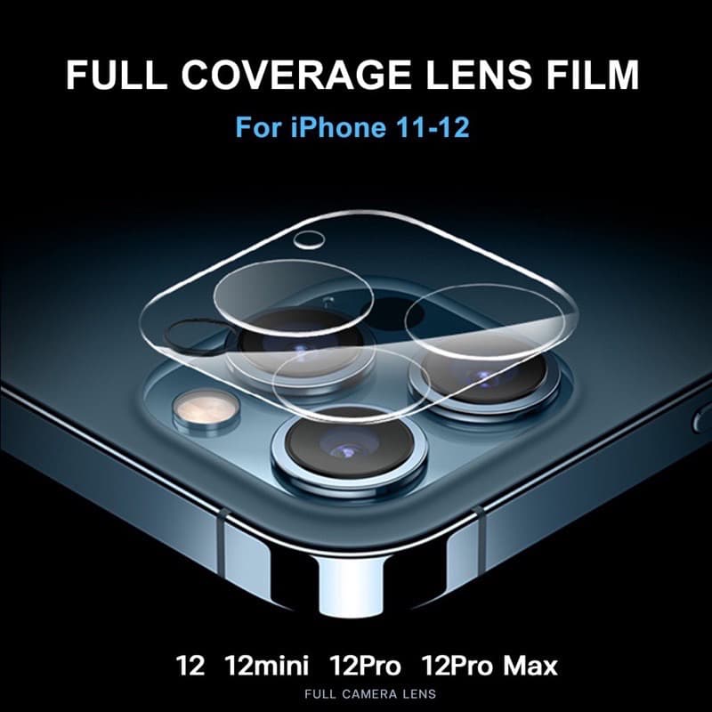 Camera Lens Full Cover Protective Clear Tempered Glass For iPhone 12 11 Pro Max mini iPhone11
