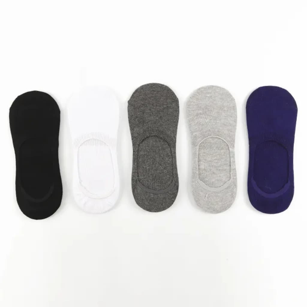 Promoção de Kit com 12 Pares Meias Sapatilha Com Silicone calcanhar Invisível Masculino Tam 40 - 46