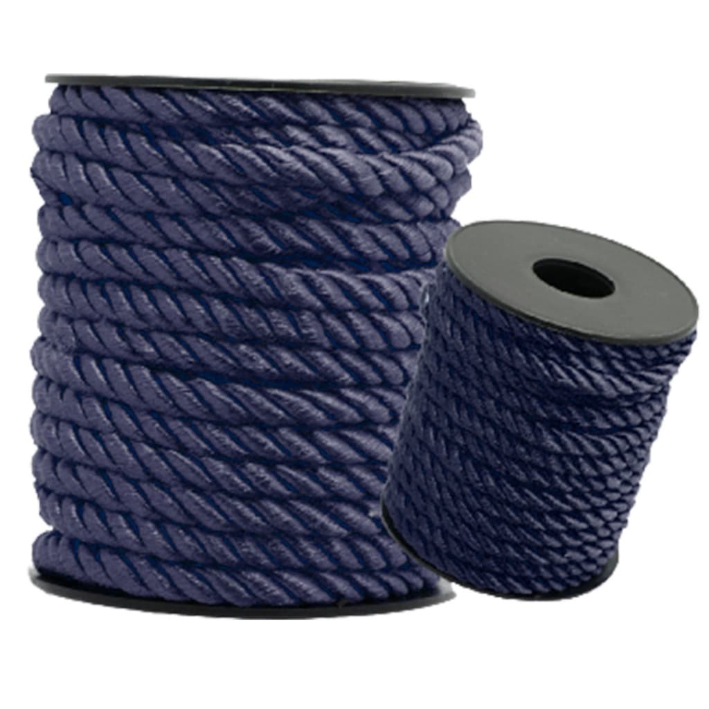 Cordão De São Francisco Azul Marinho 4mm - Com 10 Metros - MGX