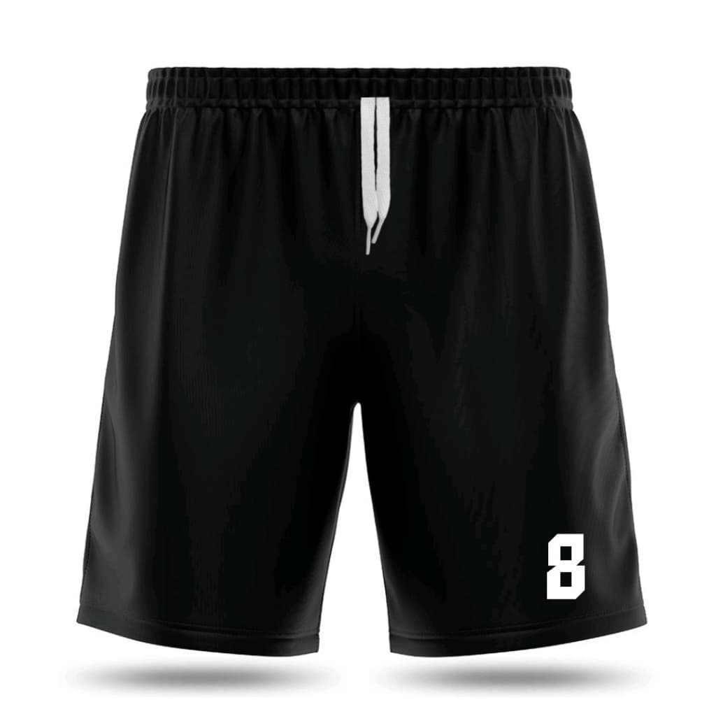 Bermudas Shorts Calção Futebol Básico Academia Treino Número 8