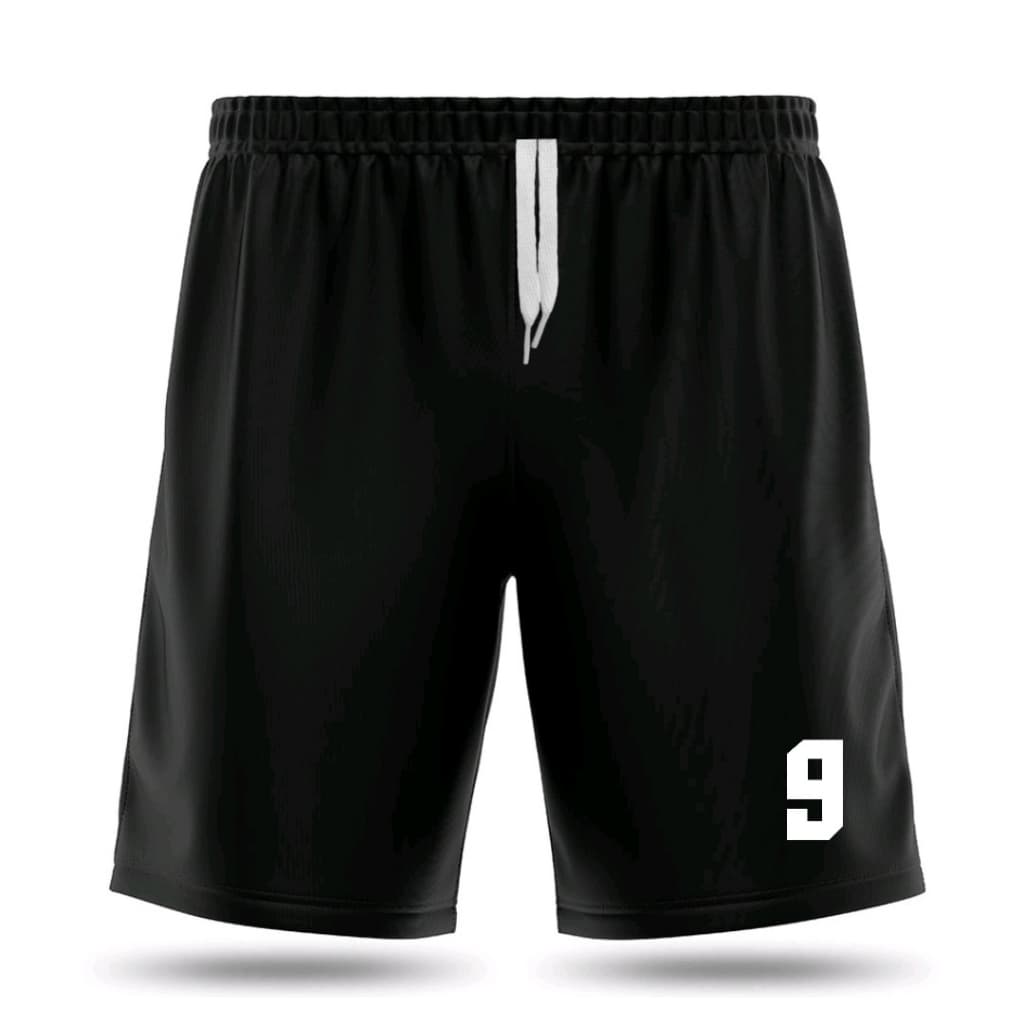 Bermudas Shorts Calção Futebol Básico Academia Treino Número 9